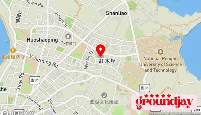 地图 U-Dream houses 住宿加早餐型宾馆, 宾馆 在 Penghu County, Magong City