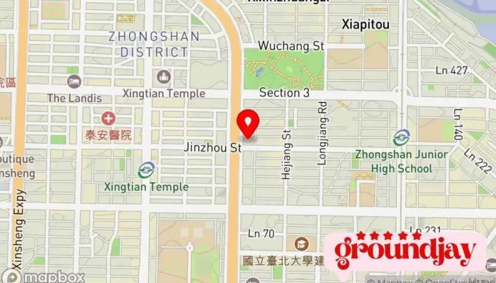 Vega Integration Corporation Xin Ban Dian Kong Zi Cai Gu Fen You Xian Gong Si 地圖 - Taipei City, Zhongshan District