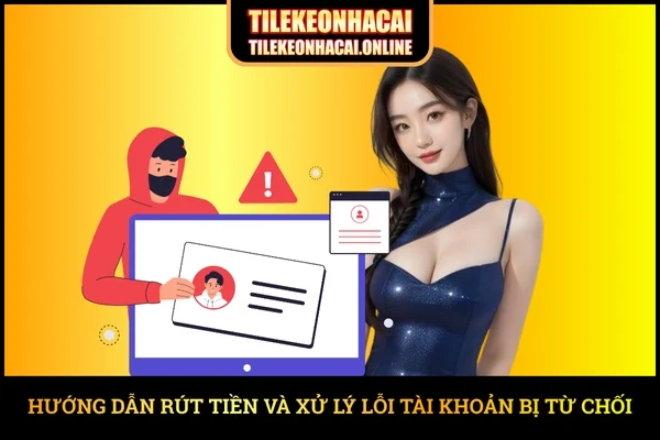 Hướng dẫn rút tiền và xử lý lỗi tài khoản bị từ chối