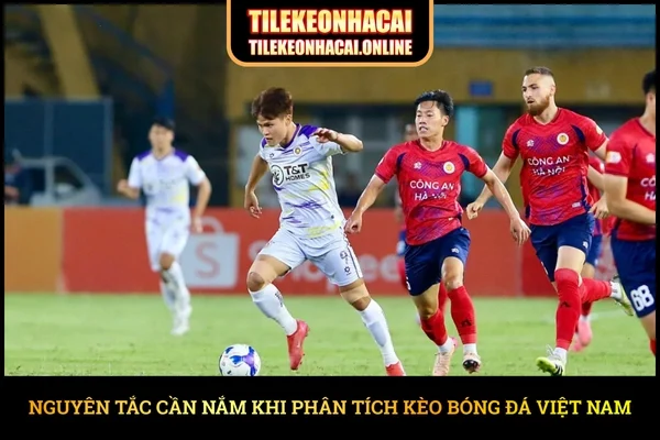 Nguyên tắc cần nắm khi phân tích kèo bóng đá Việt Nam