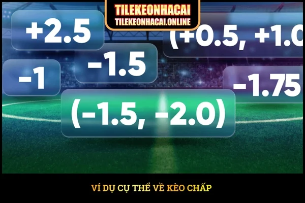 Ví dụ cụ thể về kèo chấp 